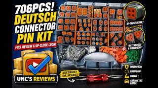 THYSSEN 706PCS Deutsch Connector Kit 🔥 Waterproof DT Series Review | Automotive Wiring Repair