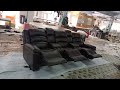 Recliner 3seater sofa with dual storage