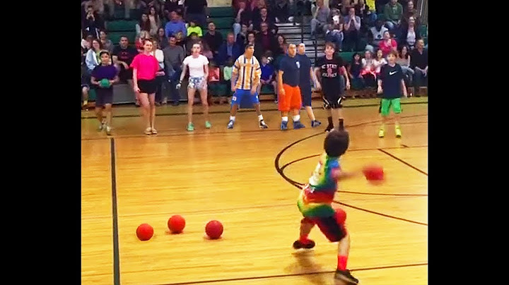 he beat the entire dodgeball team in 10 seconds..