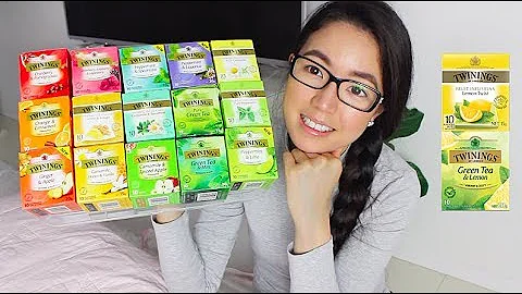 TRYING ALL 17 FLAVOURS OF TWININGS HERBAL TEA! | r...