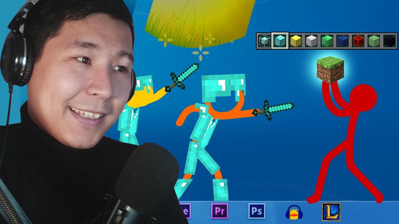 Стикмандар Майнкрафтта - Animation vs. Minecraft (1,2,3 бөлім)