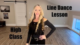High Class Line Dance Lesson