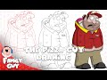 Drawing georgy the pizza guy  speed drawing  family guy daily