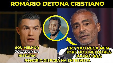 🚨OLHA ROMÁRIO DETONA DECLARAÇÃO DE CRISTIANO RONALDO SOBRE SER O MELHOR DA HISTÓRIA! NÃO É NEM TOP 3