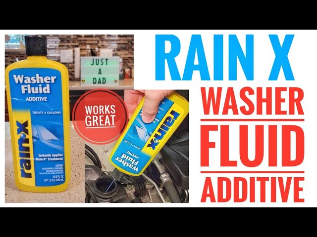 How to Add Rain X to your Car Window Washer Fluid Reservoir