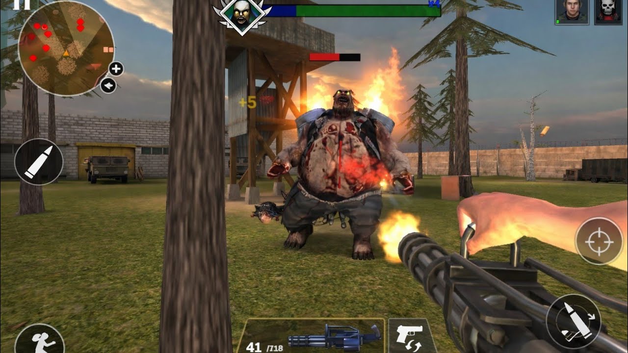 INSANE Zombie Boss Fight 😱 | Ultimate Survival FPS Gameplay.  #zombie 