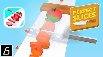 Perfect Slices Gameplay - First Levels 1 - 25 & First Record (iOS - Android)