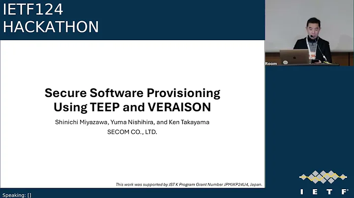 IETF 124: Hackathon (HACKATHON) 2025-11-02 19:00