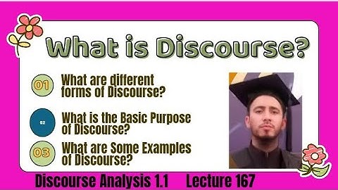 What is Discourse?| Presented by Muhammad Alamgir