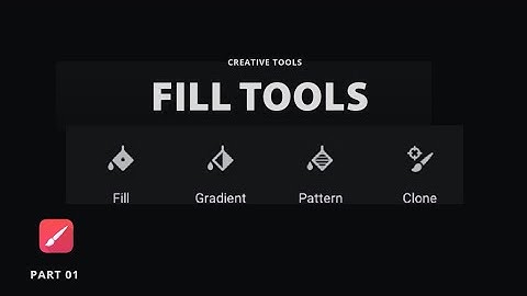 Fill,Gradient, pattern and clone tools tutorial|Infinite painter tools tutorial Tools tutorial