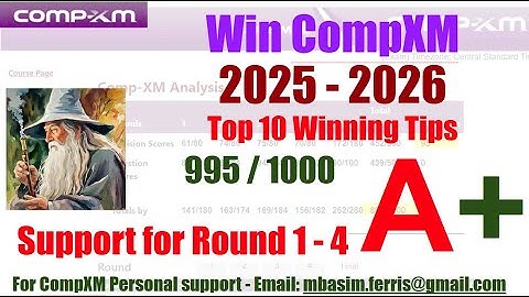 CompXM Guide Top results 999 - Round 1 to round 4 The Best Winning Guides and Tips for CompXM