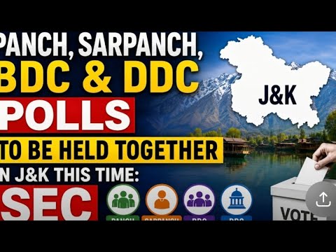 #news #watch Panch, #Sarpanch #BDC & #DDC Election's to be held Together in j&k This Time