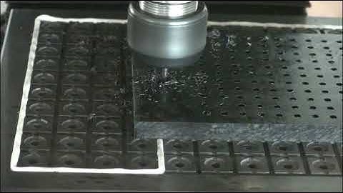 CIM Material pallet machining by Yornew XK300 small cnc milling machine with mini vacuum suction cup