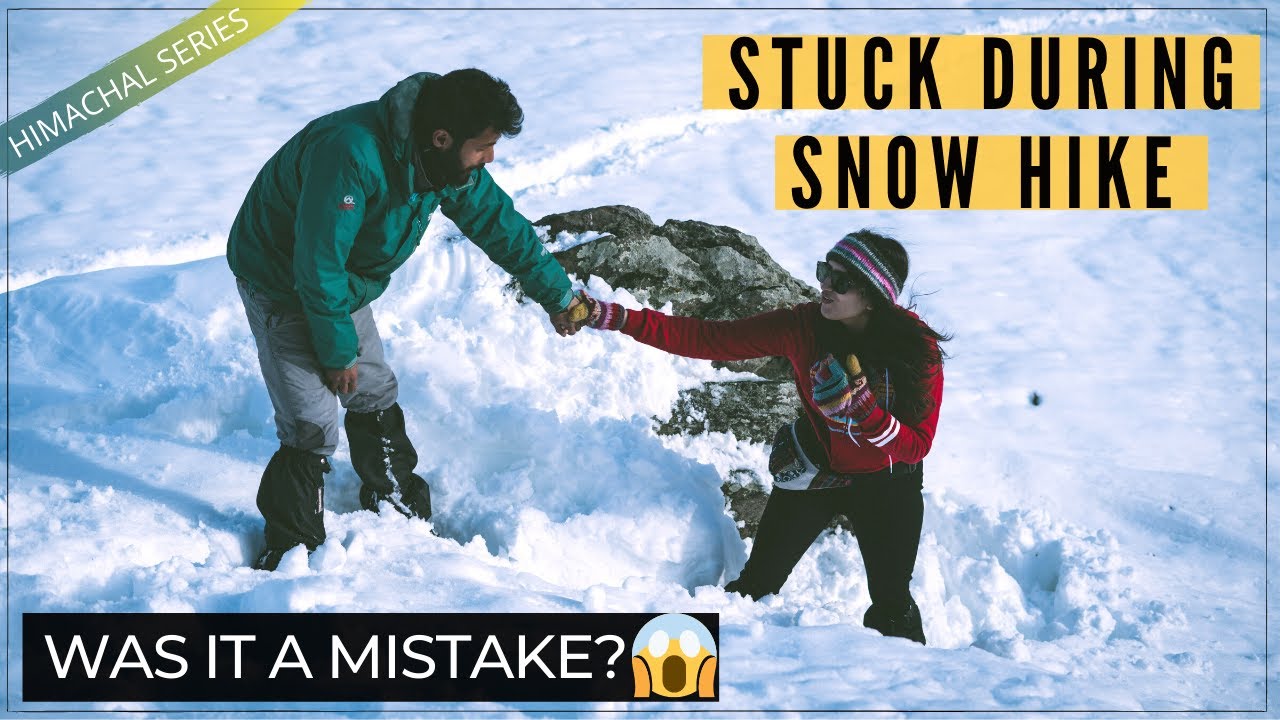 Best One Day Hike From Manali | Hampta Pass in November | Snow Trek in Manali |Himachal in Pandemic🏔