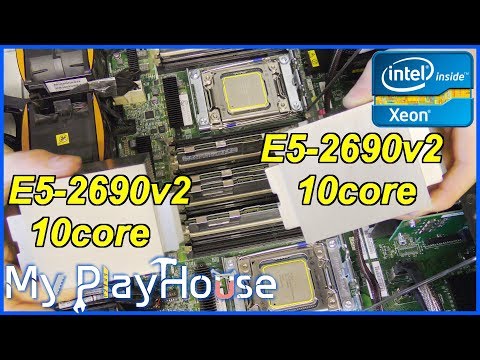 $520 - 40 vCore 3GHz - Two Intel Xeon E5-2690v2 - 766