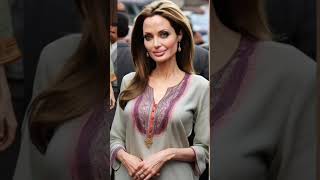 Angelina jolie ai lookbook angelinajolie fashion kurta kurtapajama ytshorts viralvideo viral
