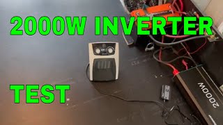 INVERTER TEST - OFF-GRID Mobile Studio Build