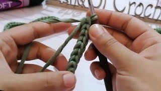 كروشيه يد شنطة / حزام مميز وبسيط Crochet simple bag handle