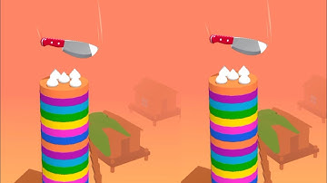 👁️ Slice It All 🗡️ 🍆🥭🧀 || All Levels 47 - 48 💯, Gameplay Android ios