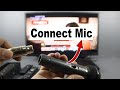 How to Connect Microphone to DVD Player with SONY TV