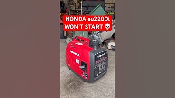 How to fix a Honda eu2200i Generator that won