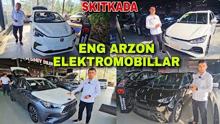 O'ZBEKISTONDA ENG ARZON ELEKTROMOBILLAR BYD SEAGULL BYD E2 CHANGAN BEN BEN JAC RASMAN SOTUDA