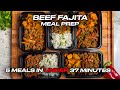 High Protein Meal prep for the week in under 40 mins