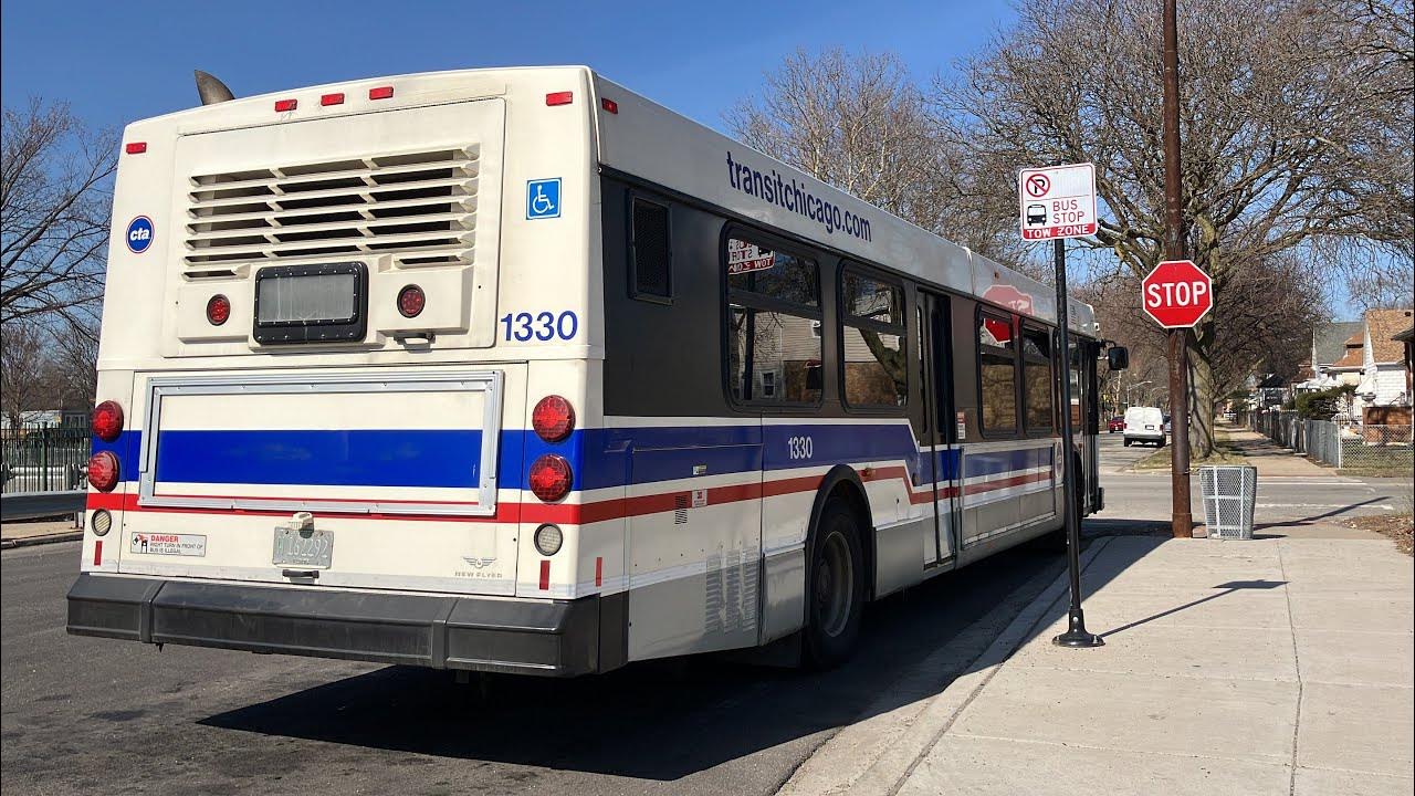 CTA On Board Riding 2007 New Flyer D40LF Bus 1330 on Route 8A South Halsted to 127th/Lowe YouTube