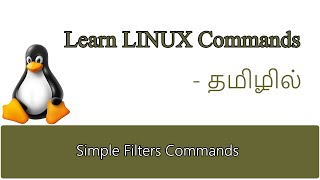Learn Linux commands in Tamil | Simple filters commands in Linux - In Tamil