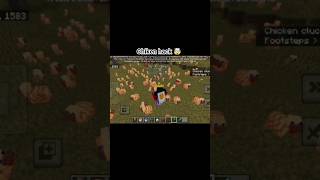 Minecraft Short 🔥 chicken Amezing hack 🤯. #minecraft #short #chicken #hack