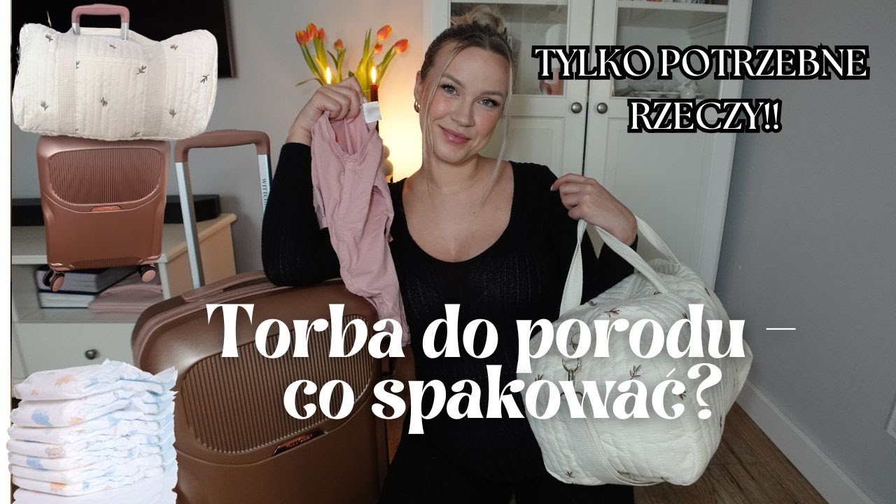 Torba  walizka do porodu 2025 👜 Co spakować dla mamy i dziecka? Wyprawka do szpitala krok po kroku!