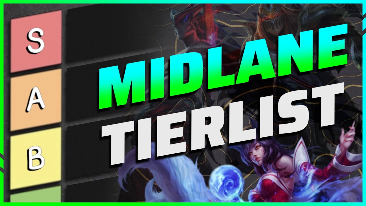 Die BESTE MIDLANE Tierlist - Diese Champions solltet Ihr in der Mitte Spielen! Challenger Approved!