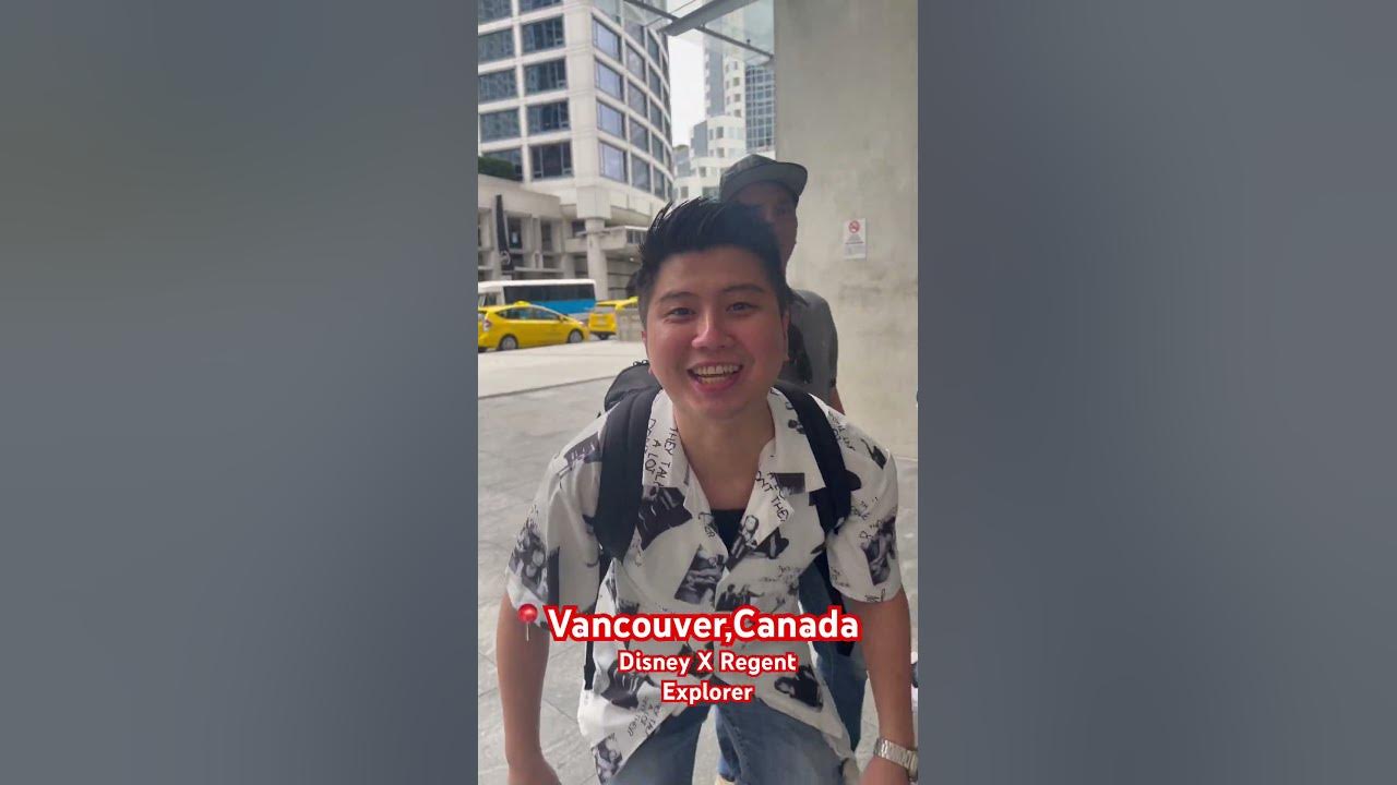 Regent seven seas Explorer Meets Disney at Vancouver Canada disney 