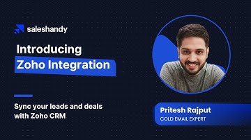 Introducing Zoho CRM Integration in Saleshandy