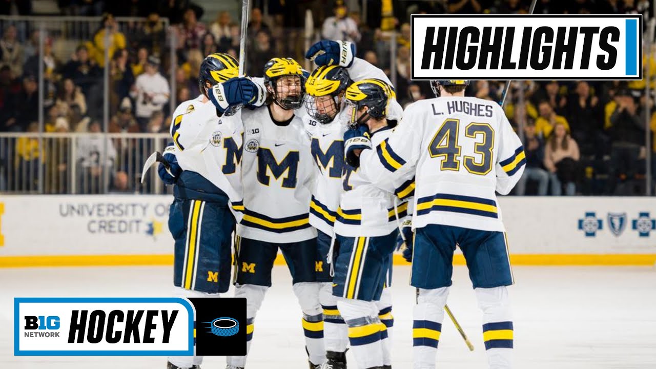 Wisconsin at Michigan Highlights Big Ten Hockey Feb. 3, 2023