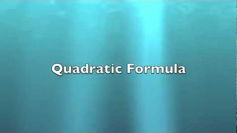 Quadratic Formula Song- Bad Romance by Lady Gaga