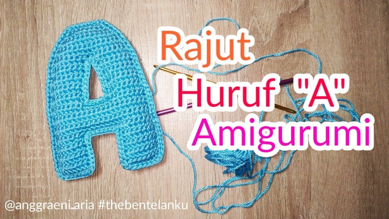 КАК ВЯЗАТЬ БУКВУ А || БУКВА АМИГУРУМИ || АЛФАВИТ || АЛФАВИТ АМИГУРУМИ КРЮЧКОМ