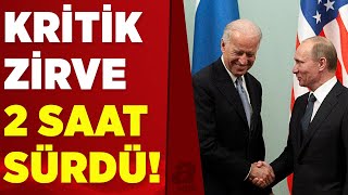Biden Ve Putinden 2 Saatlik Video Konferans Görüşmesi A Haber