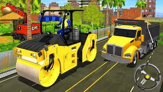 Real City Road Construction Simulator 2019 - Driving Excavator | Android Gameplay screenshot 5