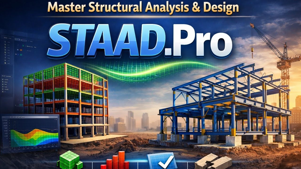 In this video, we will learn STAAD Pro for Structural Analysis and ...