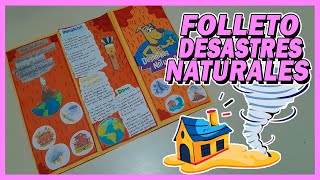 Como Hacer Un Folleto De Los  Desastres Naturales 🌪🌩🌫🌧🌨