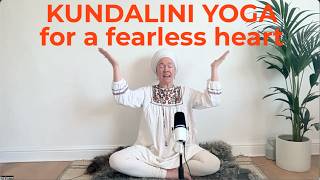 15-minute kundalini yoga for a fearless heart | Warrior's Tension Release Kriya | Yogigems