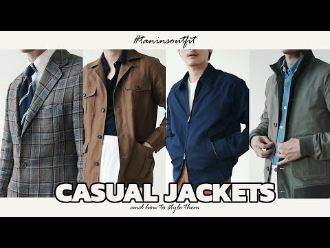 Casual Jackets ใส่แจคเก็ตแบบลำลอง มีกี่แบบ ใส่ยังไงได้บ้าง? | TaninS