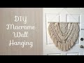 Macrame Wall Hanging DIY Tutorial