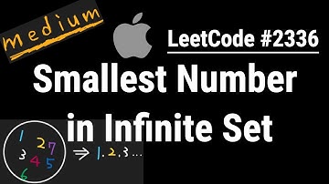 Smallest Number in Infinite Set - LeetCode #2336 - Python, JavaScript, Java, C++