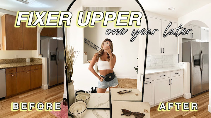 MY FIXER UPPER HOUSE TOUR: 1 year of renovations! before & after!
