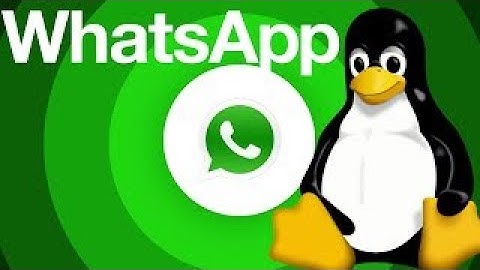 How to install WhatsApp on ARCH LINUX