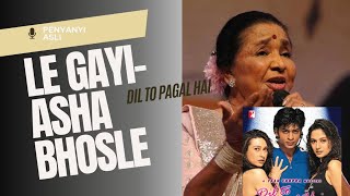 Reaksi Para Aktor dan Artis Lihat penyanyi Asli Le Gayi-Asha Bhosle Review Film Dil To Pagal Hai