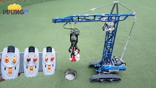 LEGO Technic 42042 B model - RC Motorized Mobile Tower Crane (ultimate) by 뿡대디