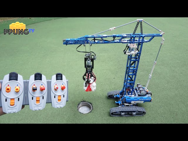 LEGO Technic 42042 B model Motorized Mobile Tower (ultimate) by 뿡대디 YouTube